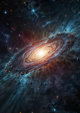 Spiral Galaxy in Space