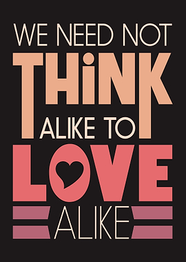 Love Quote Typography