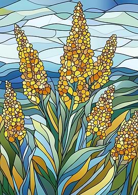 Stained Glass Flowers