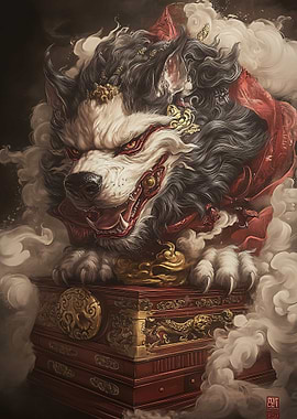 Mythical Wolf Guardian