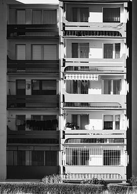 Balcony Apartment Building