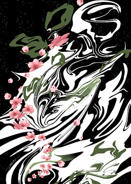 Cherry Blossom Abstract