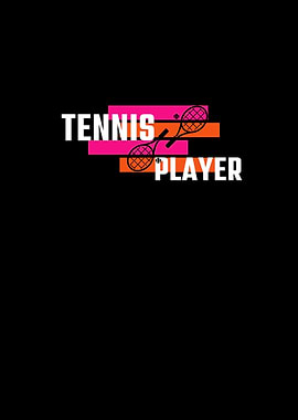 Tennis Player Graphic
