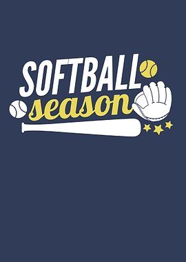 Softball Season Graphic