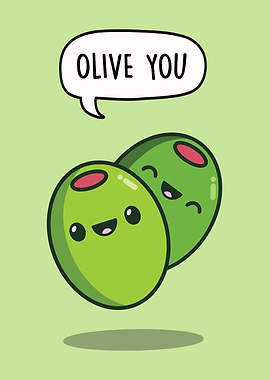 Olive You Pun