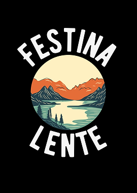 Festina Lente Mountain Landscape