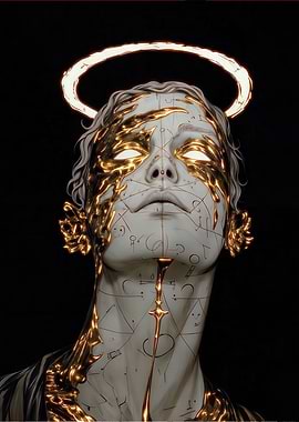 Golden Angel Portrait