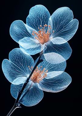 Translucent Flower Bloom