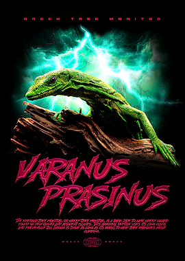 Green Tree Monitor Lizard