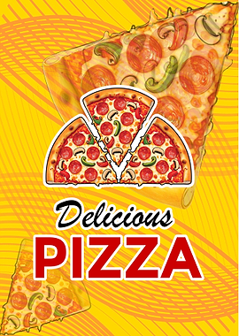 Delicious Pizza Poster