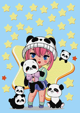 Cute Panda Girl