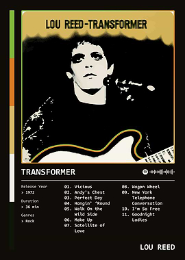Transformer (1972) Album by Lou Reed