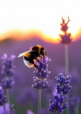 Bumblebee on Lavender