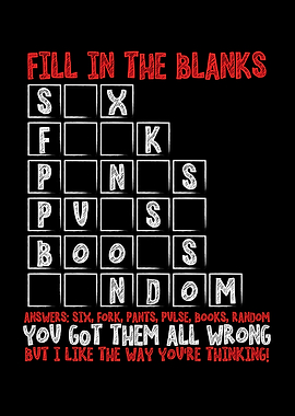 Fill In The Blanks Funny