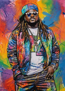 T Pain Portrait Painting