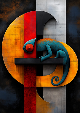 Cubist Geometric Chameleon