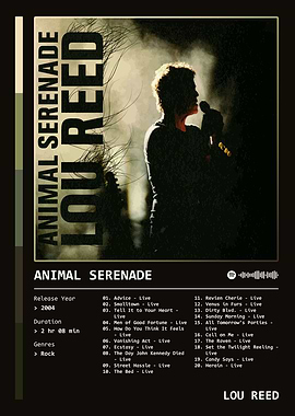 Animal Serenade (2004) Album by Lou Reed