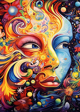 Abstract Woman Portrait