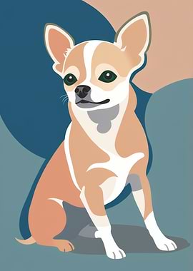 Chihuahua Dog Illustration