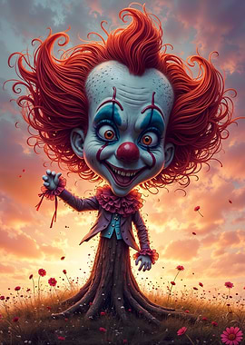 Creepy Clown Tree