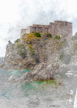 Coastal Fortress Dubrovnik Croatia