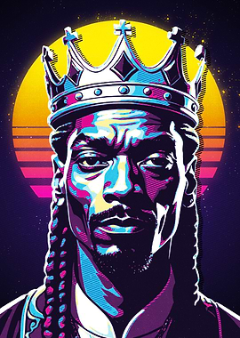 Snoop Dogg Retro Art