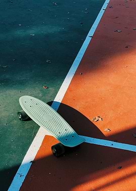 Mint Green Skateboard