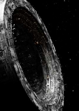 Futuristic Space Station