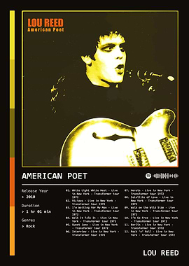 American Poet (2010) Album by Lou Reed