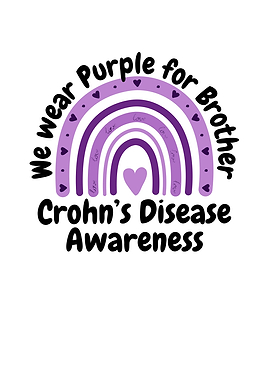 Crohn's Disease Awareness Rainbow