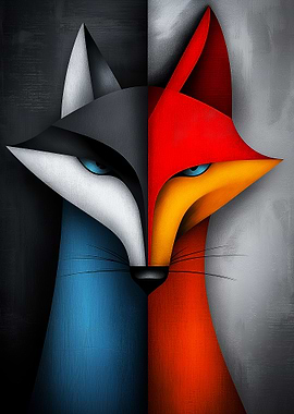 Surreal Fox Portrait