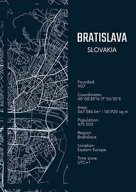 Bratislava City Map