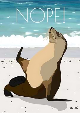 Sea Lion Saying Nope