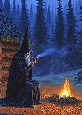Wizard by the Fire