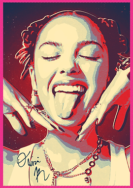 Olivia Rodrigo Pop Art Portrait