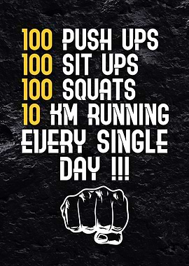 Fitness Motivation Poster