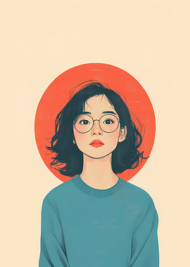 Girl with Glasses
