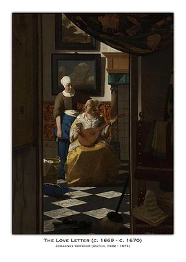 The Love Letter by Vermeer