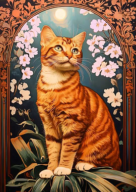 Blossem Orange Tabby Cat