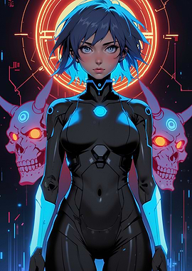Cyberpunk Anime Girl