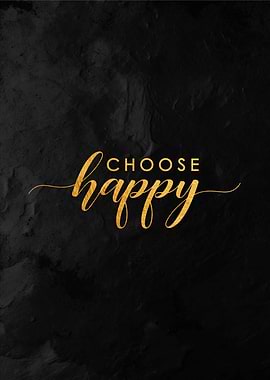 Choose Happy Wall Art