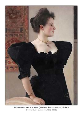 Gustav Klimt's Portrait of Marie Breunig