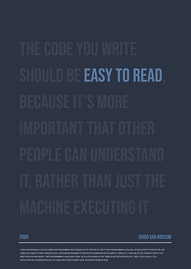Python Code Readability Quote