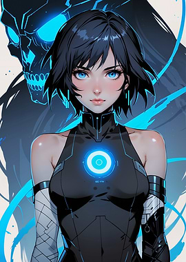 Cyberpunk Anime Girl