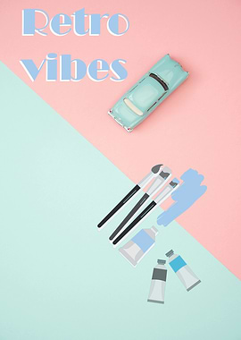 Retro Vibes Art Supplies