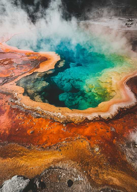 Hot Springs Aerial View