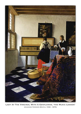 The Music Lesson by Vermeer