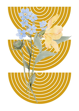 Floral Watercolor with Arches