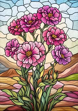 Stained Glass Flowers
