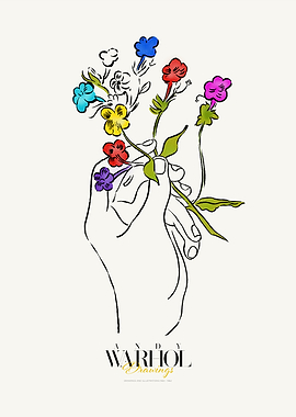 HAND AND FLOWERS | POSTER